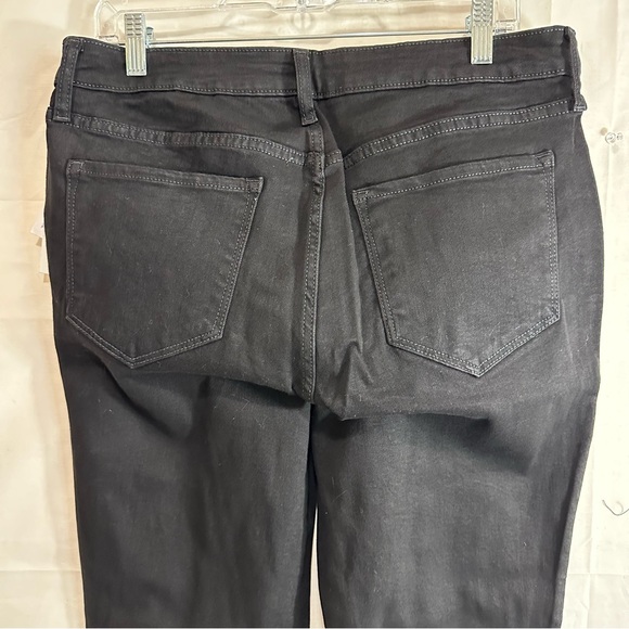 Old Navy High Rise Rockstar Super Skinny Secret Smooth Pockets Black 16 Long - Picture 6 of 8